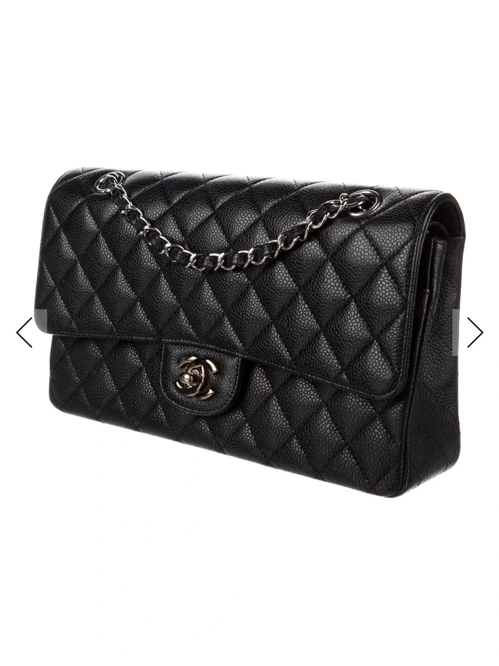 Chanel Vintage Quilted Double Flap Medium Shoulder Bag in Black - Picture 2 of 6